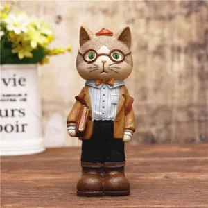 Stilingoji taupyklė "Katinukas mokosi" (22 cm)