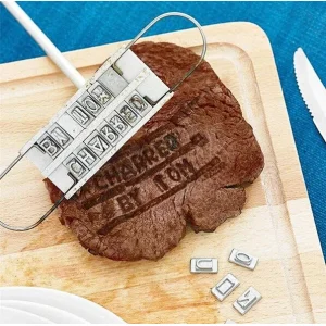 Plieninis barbekiu žymeklis "Aukščiausia klasė"