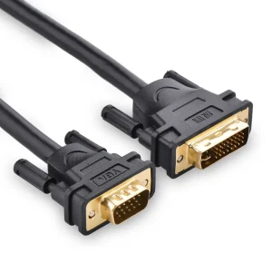 DVI į VGA kabelis (1.5 m, aukštos kokybės)