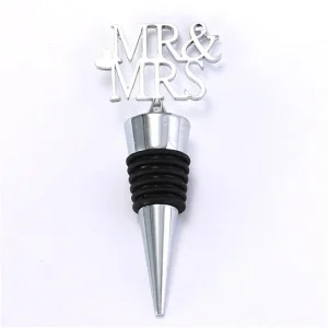 Šampano ir vyno butelio kamštis "Premium Deluxe Mr & Mrs"