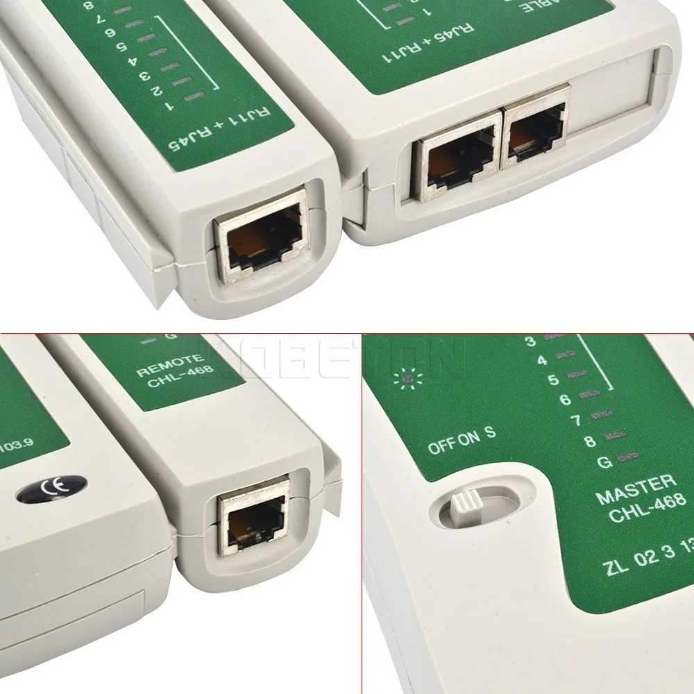 RJ45 Tinklo kabelių matuoklis "Tikras meistras"