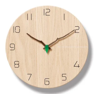 Minimalistinis šiaurietiškas laikrodis "Wood Fashion"